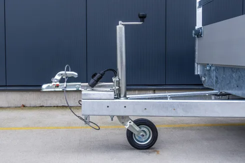 Roue jockey escamotable (Ø 60 mm)